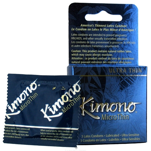 "Kimono Microthin Ultra Thin - 3 Pack KM05003"