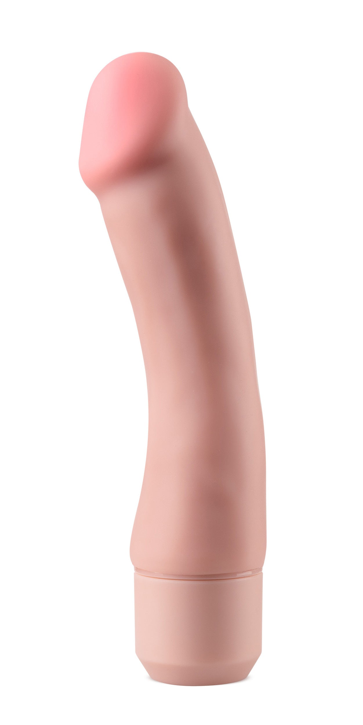 "Dr. Skin Silicone Dr. Steve - 7 Inch Vibrating Dildo - Beige BL-63923"