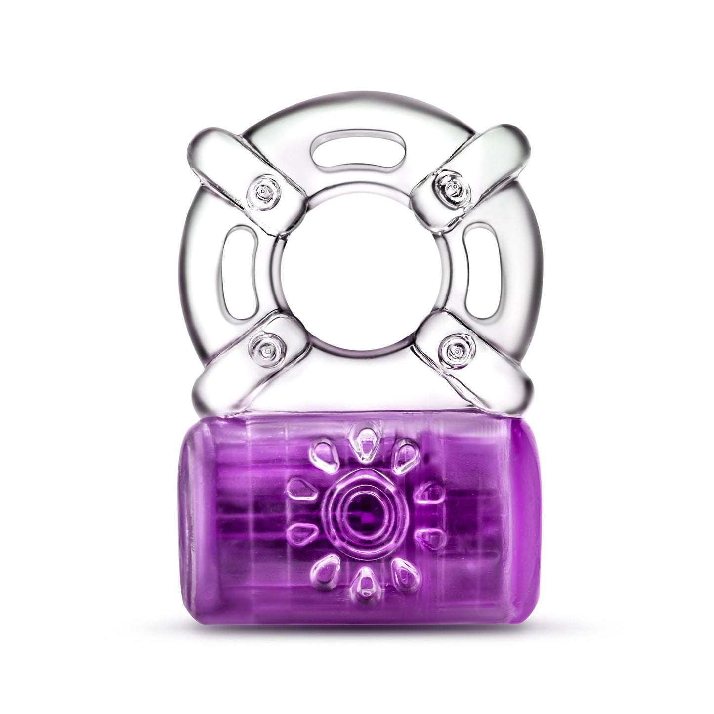 "Play With Me - One Night Stand Vibrating C-Ring - Purple BL-30811"