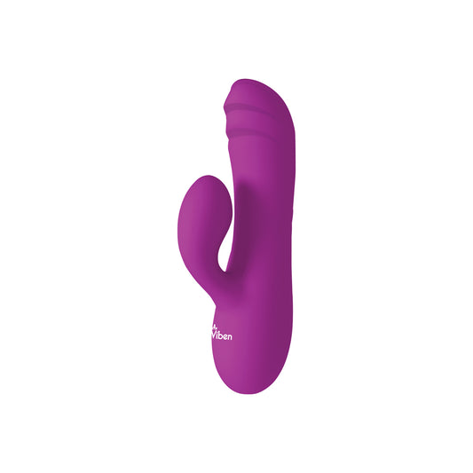 "Jolie - Berry - Intense Mini Rabbit Vibe With Pleasure Ridges VB-75028"