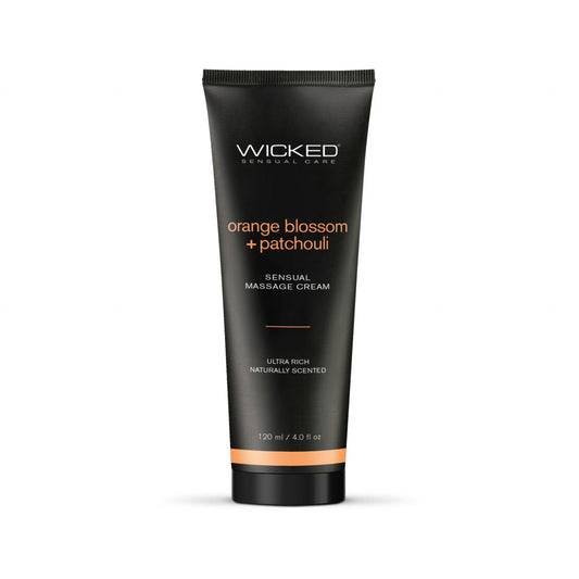 "Orange Blossom and Patchouli - Scented Sensual Massage Cream - 4 Oz WS-90934"