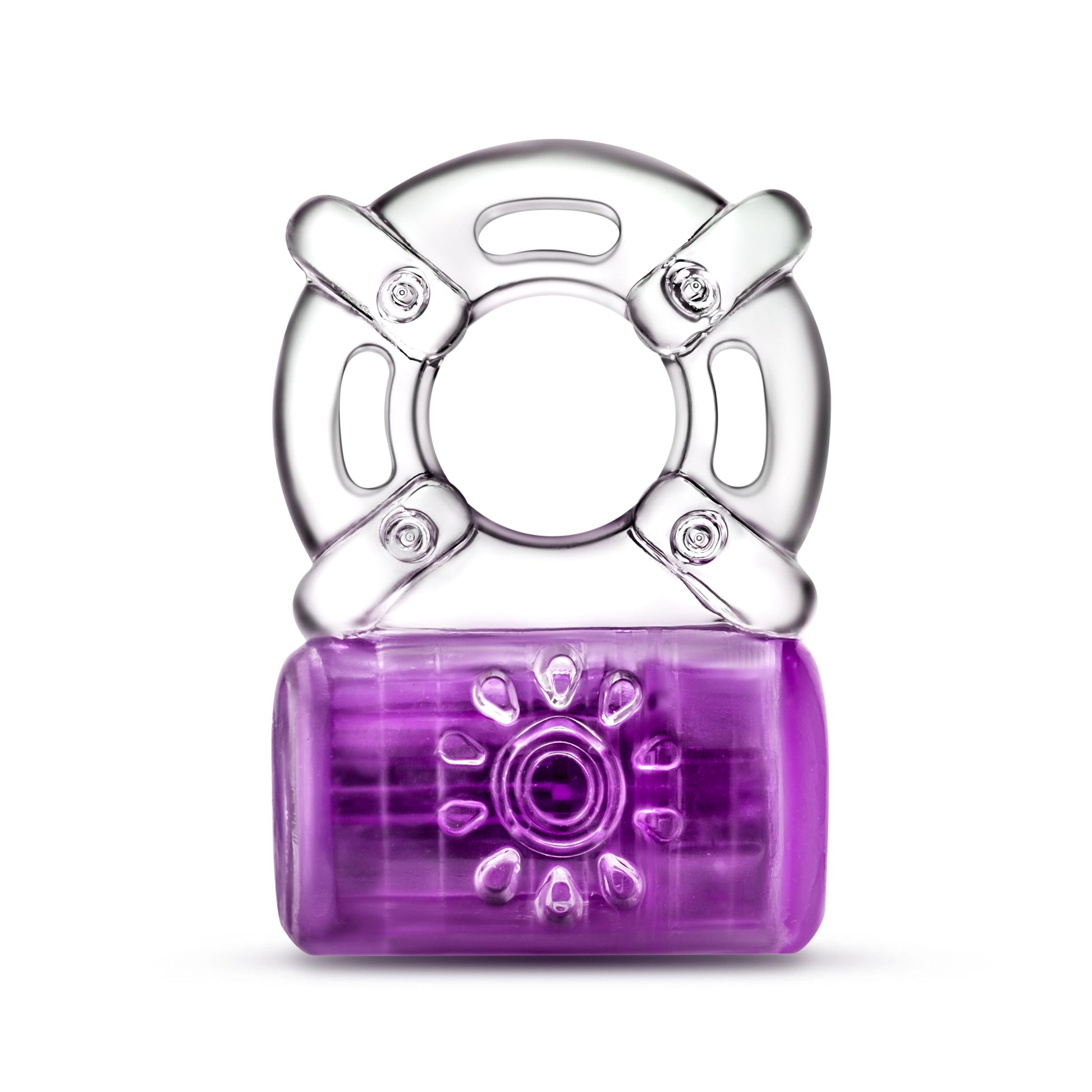 "Play With Me - One Night Stand Vibrating C-Ring - Purple BL-30811"