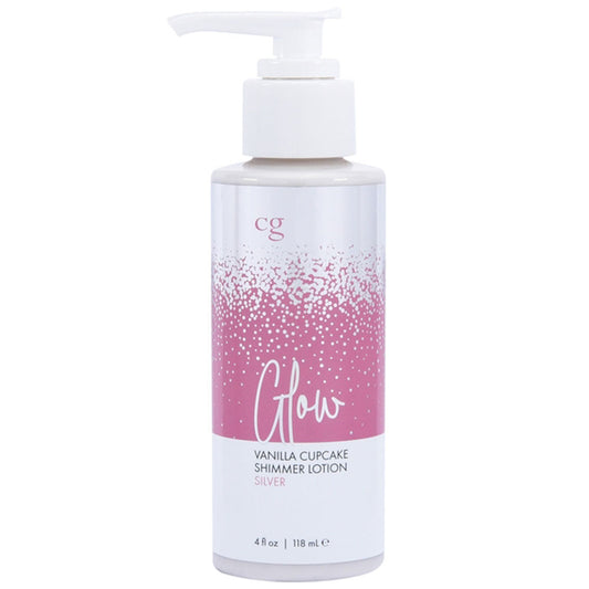"Glow Vanilla Cupcake Shimmer Lotion Silver 4 Oz CGC1303-04"